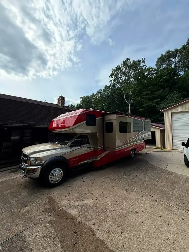 Cars, trucks, RVs and larger vehicles example