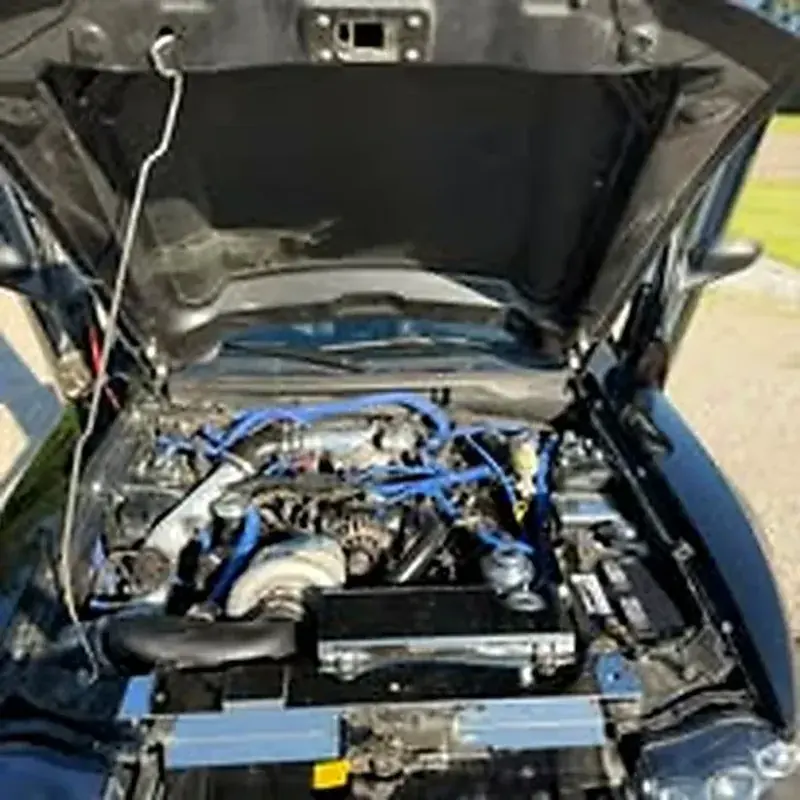 Detailed engine bay